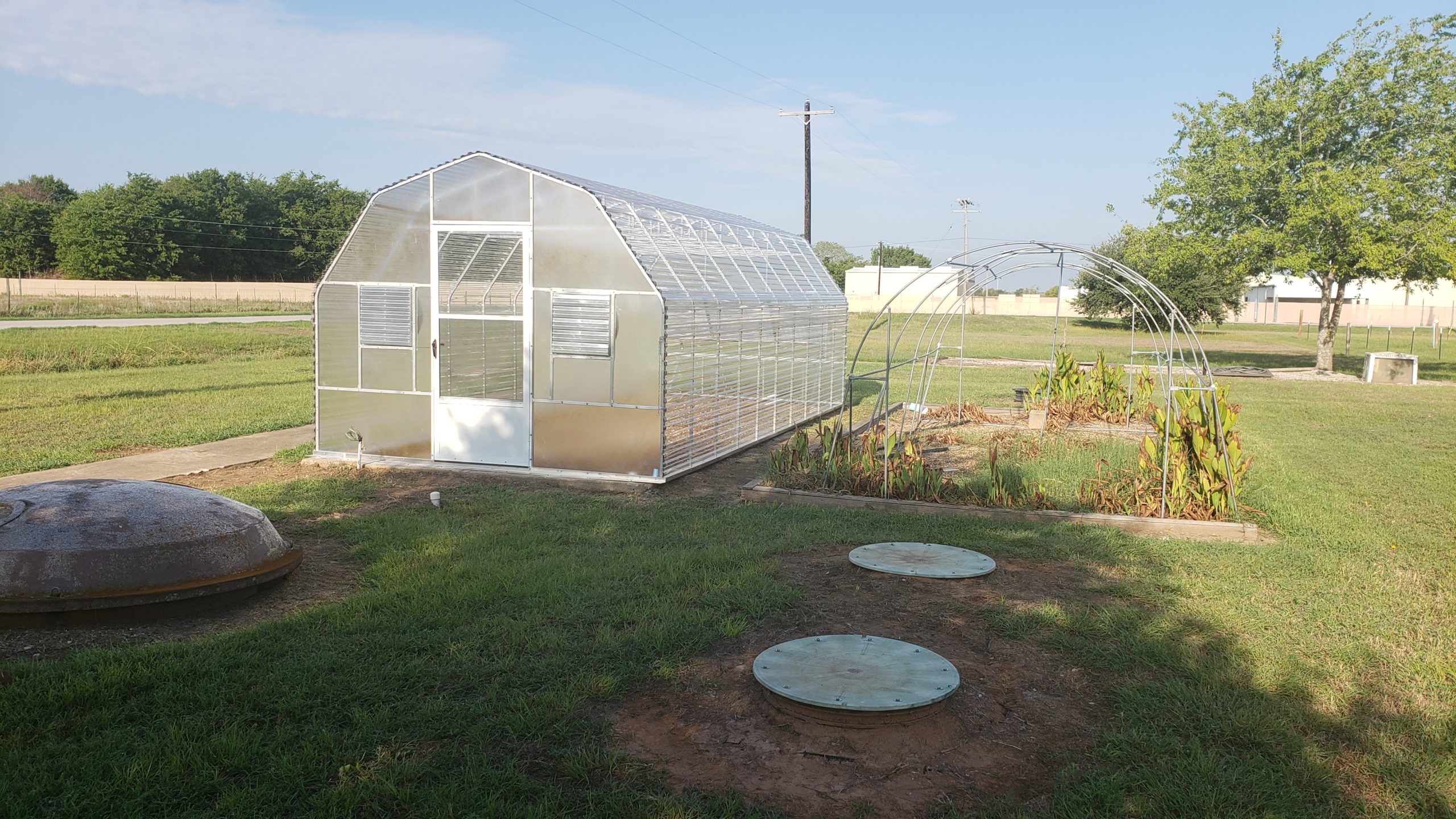 Wetland Cells After Greenhouse installed on ONE Cell.
